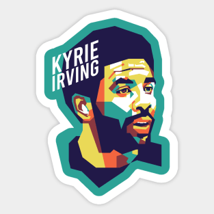 Kyrie Irving on WPAP Style #1 Sticker